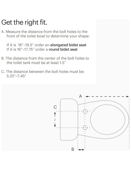 Asiento de inodoro bidet Brondell Swash Ecoseat alargado