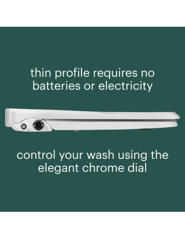 Asiento de inodoro bidet Brondell Swash Ecoseat alargado