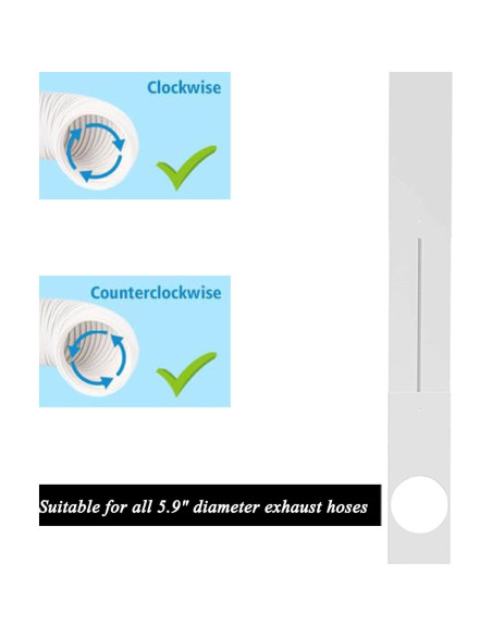 Kit Sello Ventana Aire Acondicionado tBesme 121.9 cm Ajustable Kit Sello Ventana Aire Acondicionado tBesme 121.9 cm Ajustable