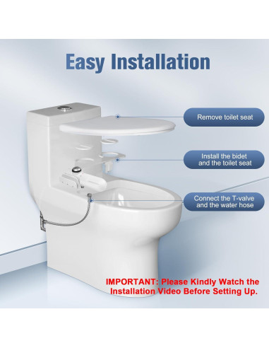 Accesorio de Bidet Xiamen Shuile Ultra Delgado con Filtro