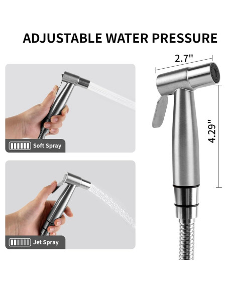 Rociador de Bidet de Mano Afudrvey Acero Inoxidable 2025
