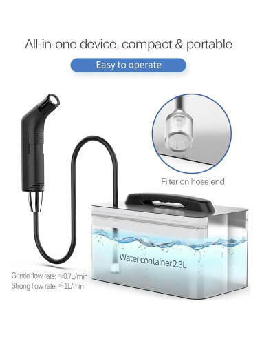 Bidet Portátil LUOOV 2.3L Eléctrico para Viaje y Camping