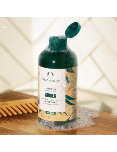 Champú Vegano The Body Shop Jengibre 250ml - Cuero Cabelludo Seco