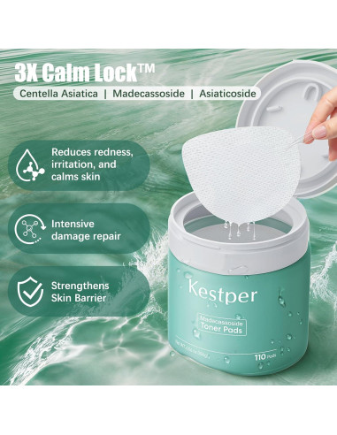 Discos de Tónico Kestper 110 Unidades con Centella Asiática