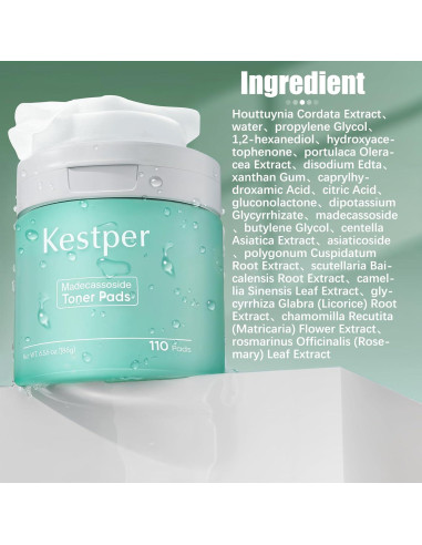 Discos de Tónico Kestper 110 Unidades con Centella Asiática