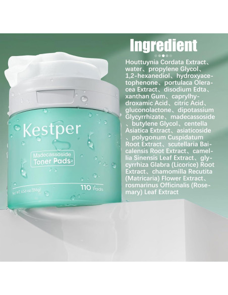 Discos de Tónico Kestper 110 Unidades con Centella Asiática