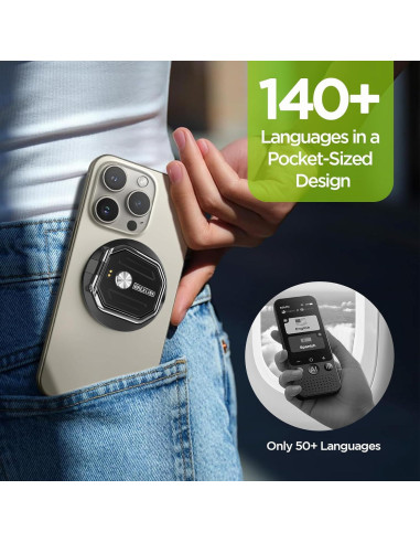 Traductor Grabador AI 3-en-1 BrexLink 140+ Idiomas