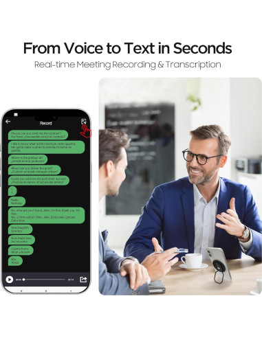 Traductor Grabador AI 3-en-1 BrexLink 140+ Idiomas