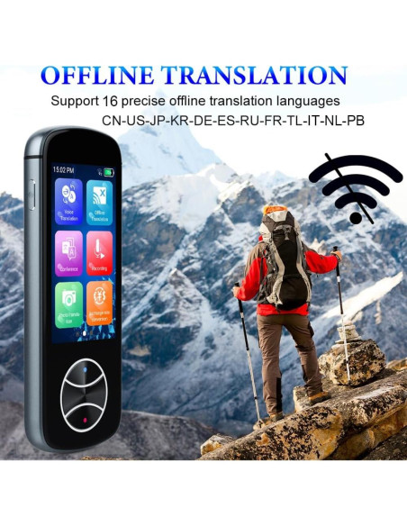 Traductor de Idiomas CHUNMU 137 Idiomas Sin WiFi