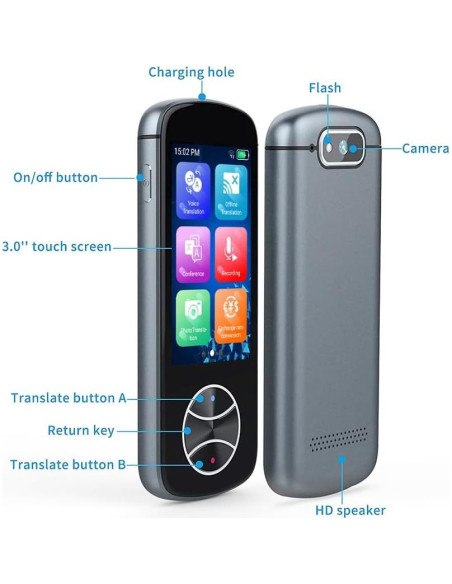 Traductor de Idiomas CHUNMU 137 Idiomas Sin WiFi