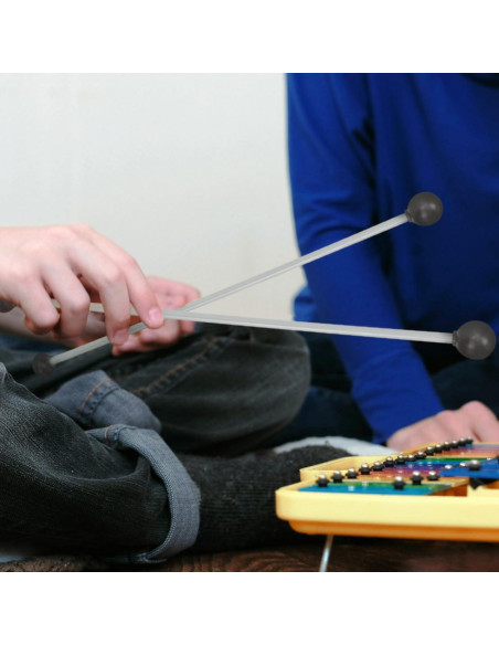 Mallets de Marimba Mikinona 2 Piezas Goma Suave 33cm