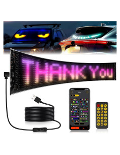 Luces LED Programables YAYZA! para Autos 60x12cm USB