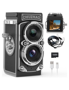 Cámara Digital Vintage iTwano M1 12MP FHD 1080P con 16GB