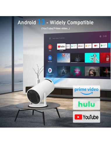 Mini Proyector Portátil ENUOSUMA HY300PRO 4K 1080P WiFi 6