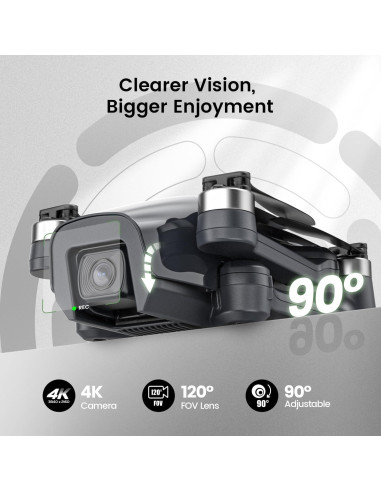 Dron Holy Stone HS710 4K GPS Plegable para Principiantes