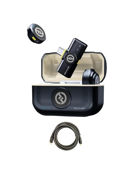 Sistema de micrófono inalámbrico Hollyland Lark M2 USB-C 2.4 GHz