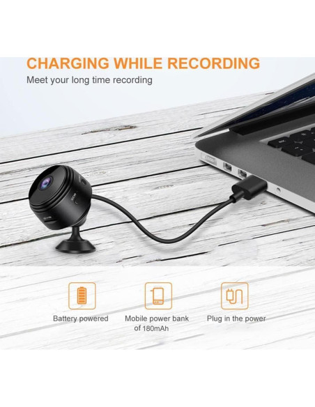 Cámara de Seguridad Mini A9 HD 720p WiFi para Hogar