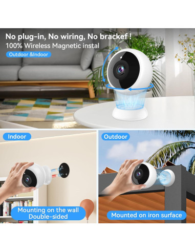 Cámara de Seguridad Inalámbrica 2K HD - Shenzhen ADDX