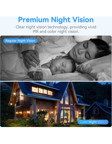 Cámara de Seguridad Inalámbrica 2K HD - Shenzhen ADDX