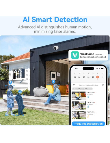 Cámara de Seguridad Inalámbrica 2K HD - Shenzhen ADDX