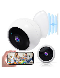 Cámara de Seguridad Inalámbrica AMTIFO 2K para Exterior