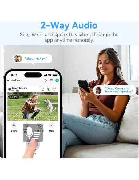 Cámara de Seguridad Inalámbrica 2K HD - Shenzhen ADDX