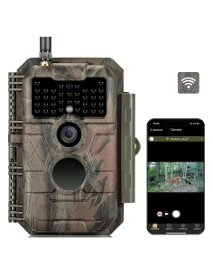 Cámara de sendero GardePro E6 48MP WiFi visión nocturna