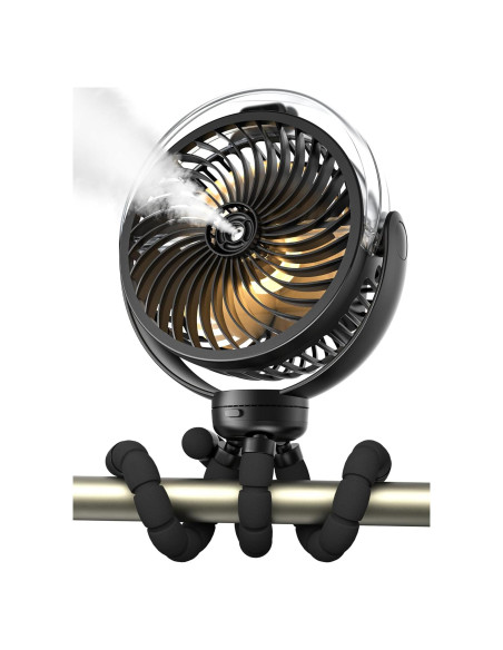 Ventilador de Cochecito Wavmill con Nebulización 6000mAh Ventilador de Cochecito Wavmill con Nebulización 6000mAh