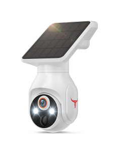 Cámara de Seguridad 1080p FameVibe Inalámbrica Solar AI