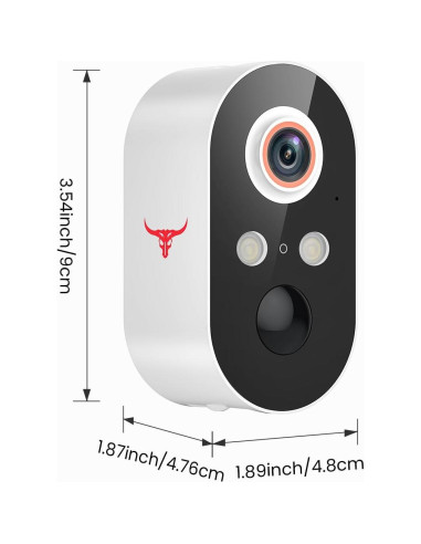 Cámara de Seguridad Inalámbrica Botmelt 1080P Exterior AI