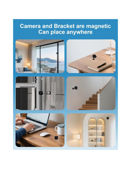 Cámara Mini HD 1080P WiFi A12 con Visión Nocturna