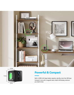 Cámara de Seguridad Inalámbrica A-8 Pro 1080p Wi-Fi 2