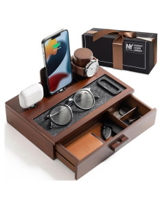 Estación de Acoplamiento Madera Holme & Hadfield con Cajón