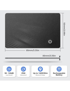 Rastreador AirTag Apple Find My Ultra Delgado 1.8mm 2