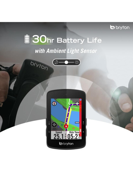 Bryton Rider S510 GPS para Bicicleta Pantalla Táctil 7,11 cm