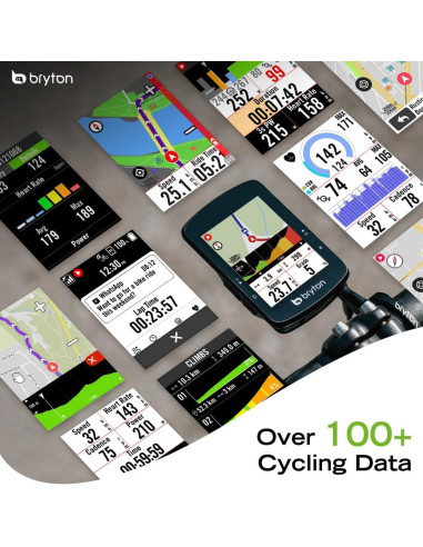 Bryton Rider S510 GPS para Bicicleta Pantalla Táctil 7,11 cm