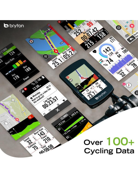 Bryton Rider S510 GPS para Bicicleta Pantalla Táctil 7,11 cm