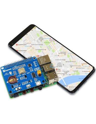 Módulo GNSS GPS HAT sb componentes para Raspberry Pi 4B/3B+
