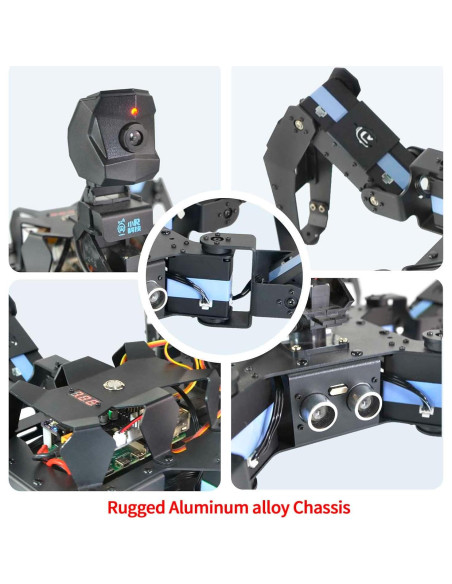 Kit Robot Hexápodo Programable XiaoR GEEK con Raspberry Pi 4B