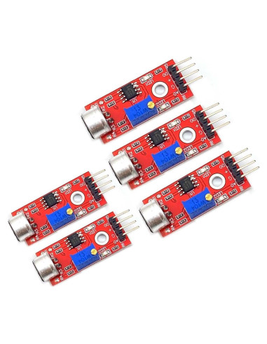 Módulo de Detección de Sonido Kiro&Seeu S-MD-5P - 5 Piezas