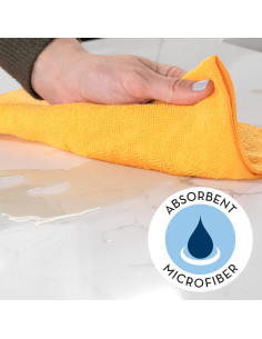 Paquete de 12 Paños de Microfibra S&T INC. 29.2 cm Reutilizables 2