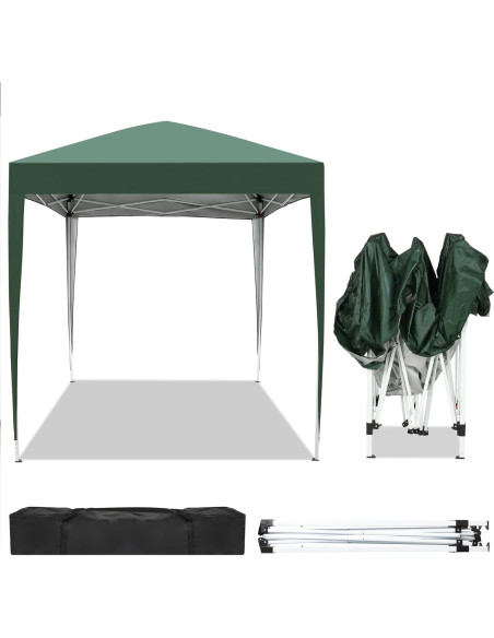 Carpa Plegable Impermeable Pinikuyiro 200x200cm Verde