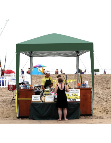 Carpa Pop Up Baisha 200x200cm Impermeable UV Verde
