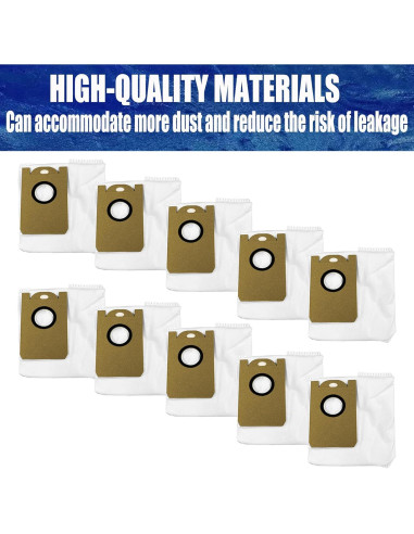 Bolsas de Polvo de Reemplazo FZCSZJFR para Aspiradoras Robot - 10 Paquetes