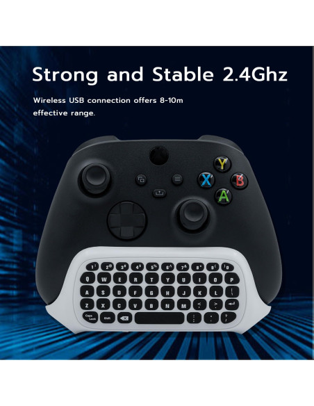 Teclado Mini Mcbazel Inalámbrico para Xbox - Blanco