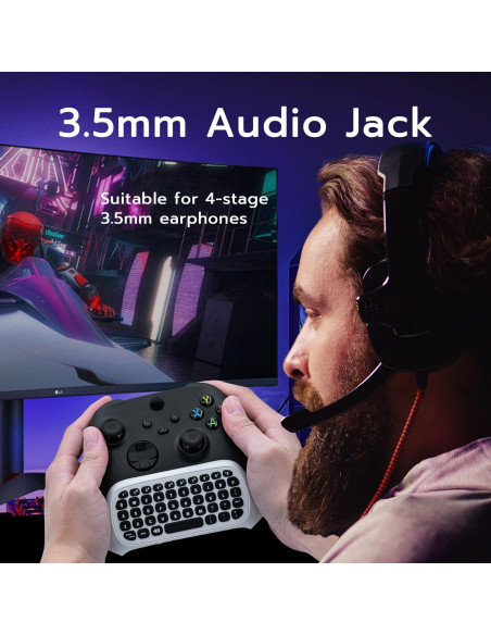 Teclado Mini Mcbazel Inalámbrico para Xbox - Blanco