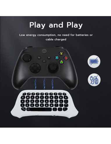 Teclado Mini Mcbazel Inalámbrico para Xbox - Blanco