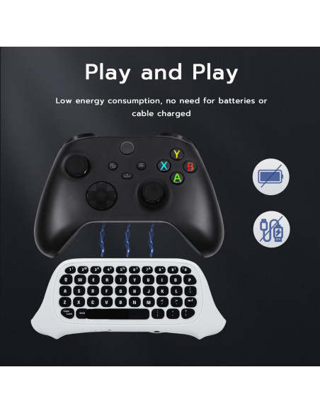 Teclado Mini Mcbazel Inalámbrico para Xbox - Blanco