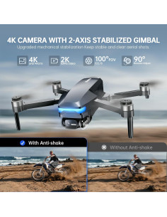 Dron GPS REDRIE HK33 con cámara 4K, 45 min de vuelo 2