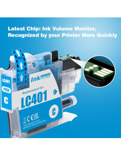 Cartuchos de Tinta F FINDERS&CO LC401 - 4 Colores (1BK, 1C, 1M, 1Y) 2